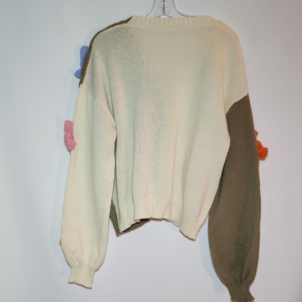 Colorful Floral Women's Cardigan - Picture 5 of 11